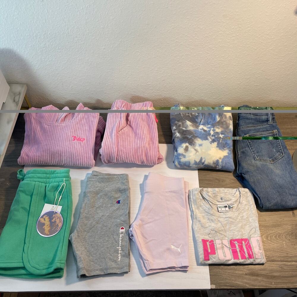 Bundle Girl 8 Pc Size 5Y Puma Gap Puma Juice Couture